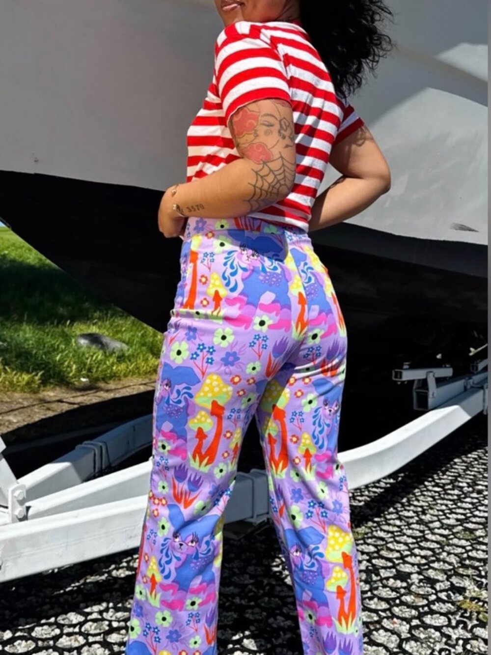 NWT Nooworks Casual Bell "Cry Baby" Pants | Size XS - Picture 2 of 7